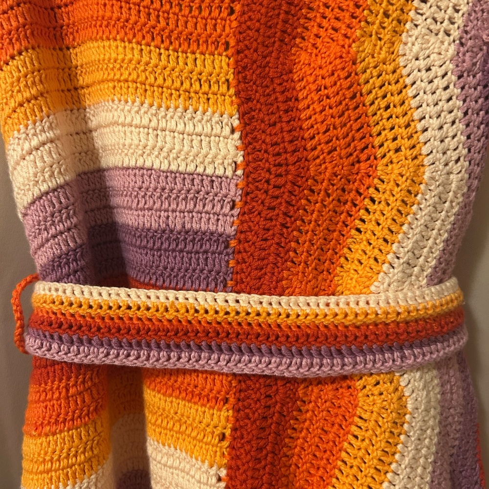 FARM Rio Multicolor Striped Mini Dress (missing belt buckle) - Picture 8 of 8